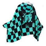 Juejuezi Hooded Wearable Blanket Hoodie Throw Blanket Cloak Cosplay Costume Shawl Wrap Nap Quilt 160x100 cm/63x40in(Green,One Size)