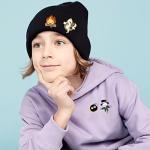 Pounchi Cute Calcifer Enamel Pins (4 Pcs) Anime Lapel Pin Office Supplies Cute Enamel Badge Gift for Bag Backpacks Teens