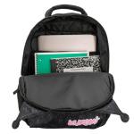 AI ACCESSORY INNOVATIONS Hello Kitty Kuromi Backpack for Girls, Sanrio Kawaii Bookbag, 16 Inch Anime School Bag with 3D Features, Black