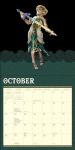 Legend of Zelda: Tears of the Kingdom 2025 Wall Calendar