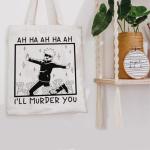 POFULL JJK Anime Inspired Shoulder Bag - JJK Gift - Ah Ha Ah