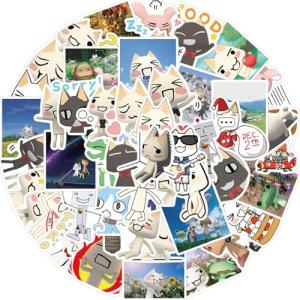 50pcs Cute Cartoon Inoue Toro Stickers for Kids Teens, Game Sticker Vinyl Waterproof Stickers for Skateboard Laptop Luggage Fridge DIY Decal