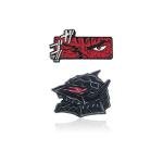 Guts Angry Eyes Enamel Brooch Pins Brand Of Sacrifice Guts Berserker Armor Cosplay Lapel Badge Brooches Jewelry Gift for Teens Women Men and Fans (2pcs Guts Pins)