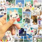 50pcs Cute Cartoon Inoue Toro Stickers for Kids Teens, Game Sticker Vinyl Waterproof Stickers for Skateboard Laptop Luggage Fridge DIY Decal