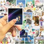 50pcs Cute Cartoon Inoue Toro Stickers for Kids Teens, Game Sticker Vinyl Waterproof Stickers for Skateboard Laptop Luggage Fridge DIY Decal