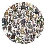 60Pcs Sexy Anime Camouflage Girl Stickers, Beauty Cartoon Sticker Collection,Reusable Vinyl Waterproof Stickers,DIY Decorative for Laptop Luggage Skateboard Water Bottles (Camouflage)