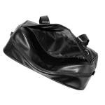 Chillpaper Japanese Shoulder Bag Tote Faux Leather Kawaii Cute Bookbag Satchel Anime Cosplay Pink Pompom(Large Size Black,No Crossbody Strap)