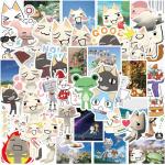 50pcs Cute Cartoon Inoue Toro Stickers for Kids Teens, Game Sticker Vinyl Waterproof Stickers for Skateboard Laptop Luggage Fridge DIY Decal