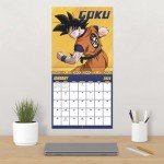 2025 Dragon Ball Z Wall Calendar Adventure