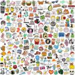 20/40/50 Pcs Cute Enamel Backpack Pins, Funny Anime Enamel Lapel Pins Bulk Set Cool Brooch Button Pins Badge Aesthetic for Backpacks, Bag, Jacket, Kids, Girls, Festival Present (Style 40)
