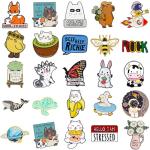 20/40/50 Pcs Cute Enamel Backpack Pins, Funny Anime Enamel Lapel Pins Bulk Set Cool Brooch Button Pins Badge Aesthetic for Backpacks, Bag, Jacket, Kids, Girls, Festival Present (Style 40)