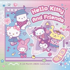 2026 Sanrio - Hello Kitty and Friends Wall Calendar
