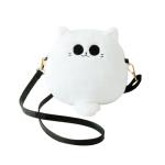 Uomieefy 8inch/20cm Gojocat Plush Bag - Anime Crossbody Plush Purse Stuffed Animal Cat Shoulder Bag Collectible Gift for Anime Fans