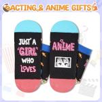 HAPPYPOP Anime Gifts for Teen Girls - Anime Lover Socks for Women, Japanese Animation Cartoon Themed Merch