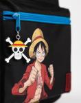 One Piece Luffy Boys Backpack | Black Rucksack with Adjustable Straps | Practical & Organised Luggage Sports School Bag | Anime Game Series Movie Merchandise Gifts for Kids & Teens