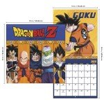 2025 Dragon Ball Z Wall Calendar Adventure