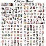 Pounchi Spy Anime Stickers (200 Pcs) Cute Anime Stickers Merchandise Gifts for Party Supplies Decorations Laptop Water Bottle Vinyl Stickers for Teens Kids