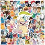 100PCS Anime Miyazaki Hayao Stickers for Laptop, Cartoon Vinyl Studio Ghibli Movie Stickers for Water Bottle, Phone Hard Hat Skateboard Scrapbooking Gifts for Kids Adults