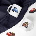 50Pcs American Cartoon Cars Stickers for Kids Animation Cars Stickers Classic Cartoon Anime Stickers for Laptops, Computers, Water Bottles (Cars)