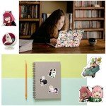 Pounchi Spy Anime Stickers (200 Pcs) Cute Anime Stickers Merchandise Gifts for Party Supplies Decorations Laptop Water Bottle Vinyl Stickers for Teens Kids