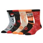 Bioworld Naruto Icon Mens Casual Crew 5 Pack