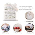 KUIYAI Anime Merchandise Tote Bag Japanese Anime Shoulder Bag Subtle AnimeCharacter Meme Gift Manga Lovers Canvas Bag For Otaku (WutiaowuTS-US)