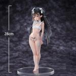 LUNK Lily-chan Figure Anime Illustration Girl Action Figure Lily-chan Original Painting Figurine Ornament Collectible for Fans 11in