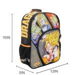 Dragon Ball Z Super Saiyan Character Panels 16" kids boys Backpack