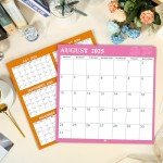2025 Calendar - Wall Calendar 2025, Jan. 2025 - Dec. 2025, 12" x 24" (Open), 2025 Wall Calendar with Unruled Blocks - Cutie Cat