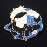 JJK Satoru Brooch Pins - Anime Figure Satoru Enamel Pins - Funny Gifts for Anime Lovers (GJ00210-02)