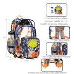 Bioworld Naruto 5-Piece Backpack & Lunchbox Set With Water Bottle