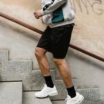 Belloxis Anime Gifts for Men Boys Merch Anime Merchandise Stuff Gifts for Animes Lovers Boy Grip Socks Black Crew Cotton Socks Stocking Stuffers for Teen Boys Christmas Gift for Men Accessories