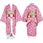 MEEZY 13 Pcs Japanese Anime Kimono Outfits Halloween Cosplay Costume for Women