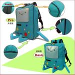 IBSLBMO Cute Cartoon Backpack Casual Travel Green Anime Bag Finn Jake Adventure Trip Breathable Portable Lightweight Backpack