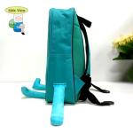 IBSLBMO Cute Cartoon Backpack Casual Travel Green Anime Bag Finn Jake Adventure Trip Breathable Portable Lightweight Backpack