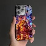 Akatxezy Tanjiro, Inosuke and Zen'itsu Anime Phone Case - Glass Cover, Manga Design Glossy Shell for iPhone 14