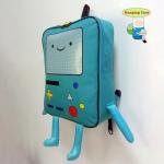 IBSLBMO Cute Cartoon Backpack Casual Travel Green Anime Bag Finn Jake Adventure Trip Breathable Portable Lightweight Backpack