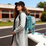 IBSLBMO Cute Cartoon Backpack Casual Travel Green Anime Bag Finn Jake Adventure Trip Breathable Portable Lightweight Backpack