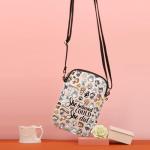 TSOTMO Cartoon Anime Gift She Believed She Could So She Did Crossbody Bag Anime Lover Gift for Women Mother (did black cat Cr)