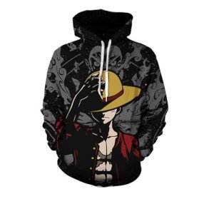 SKEPPY Unisex Anime Hoodie Cosplay Pullover
