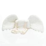CXQDSJM Lolita Angel Wings Backpack Cosplay Wings Plush Casual Bag Cosplay Props Bag White