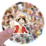 110PCS Japanese Anime One Piece Stickers,Hot Japanese Cartoon Anime Vinyl Sticker for Water Bottle Laptop Phone Scrapbooking Journaling for Adults Teens for Party Supply Favor Decor