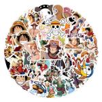 110PCS Japanese Anime One Piece Stickers,Hot Japanese Cartoon Anime Vinyl Sticker for Water Bottle Laptop Phone Scrapbooking Journaling for Adults Teens for Party Supply Favor Decor