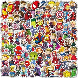 200PCS Cool Character Stickers for Water Bottles Skateboard Luggage Laptop Bumper Waterproof Vinyl Stickers Bulk for Boys Teens Adults