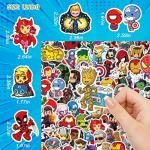 200PCS Cool Character Stickers for Water Bottles Skateboard Luggage Laptop Bumper Waterproof Vinyl Stickers Bulk for Boys Teens Adults