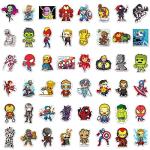 200PCS Cool Character Stickers for Water Bottles Skateboard Luggage Laptop Bumper Waterproof Vinyl Stickers Bulk for Boys Teens Adults