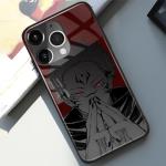 Akatxezy Ryomen Sukuna Anime Design Case, Glass TPU Anti-Scratch Cover, Anti-Fingerprint Shell for iPhone 16