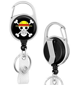 Cute Anime Skull Keychain Badge Reel for Nurses