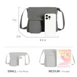 Phaoullzon Kawaii Crossbody Bag Cute Messenger Bags Canvas Shoulder Purse Gifts for Teens