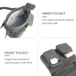 Phaoullzon Kawaii Crossbody Bag Cute Messenger Bags Canvas Shoulder Purse Gifts for Teens